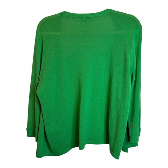 Chico's Sweater Women's Size Large Cardigan open front Christmas Chicos 2 - Picture 2 of 4